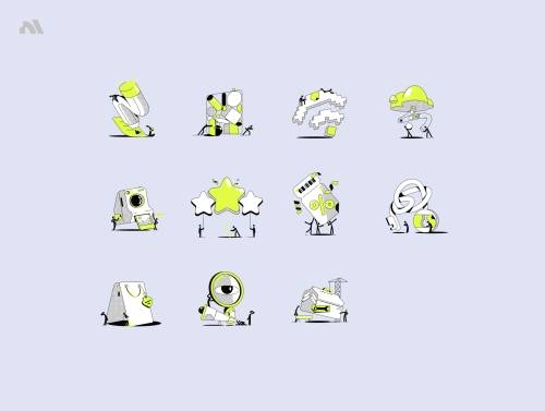 'Kama Dot Illustration Pack'