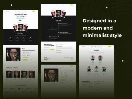 'NFTs Art - NFT Web Templates' 'NFTs Art - NFT Web Templates'