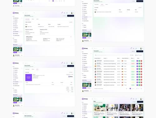 'Online Course & Education LMS Figma Admin UI Template Kit' 'Online Course & Education LMS Figma Admin UI Template Kit'