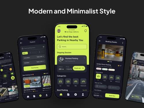 'Spotly - Parking App IOS UI Kits' 'Spotly - Parking App IOS UI Kits'