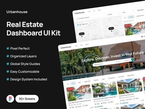 'Urbanhouse - Dasboard Real Estate UI Kit' 'Urbanhouse - Dasboard Real Estate UI Kit'