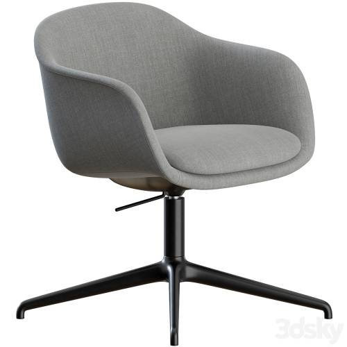 '3dsky Pro - Fiber Conference Armchair Swivel by Muuto'