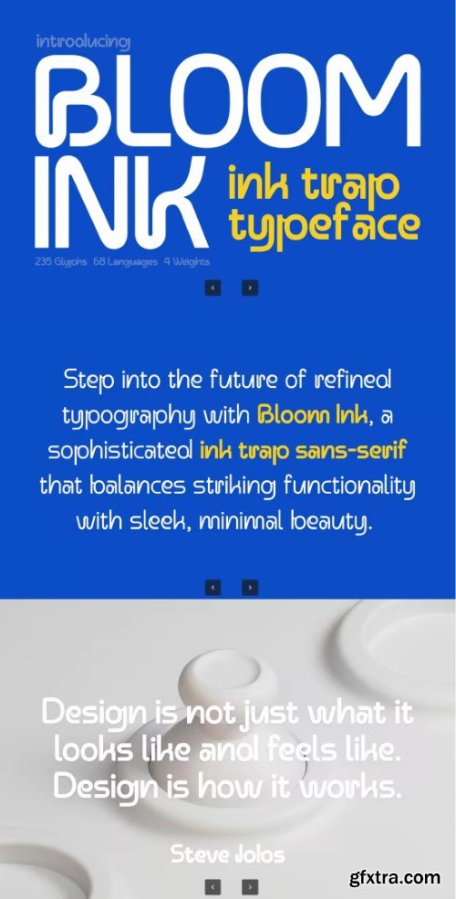 Creativemarket - Bloomink - Ink Trap Sans-Serif