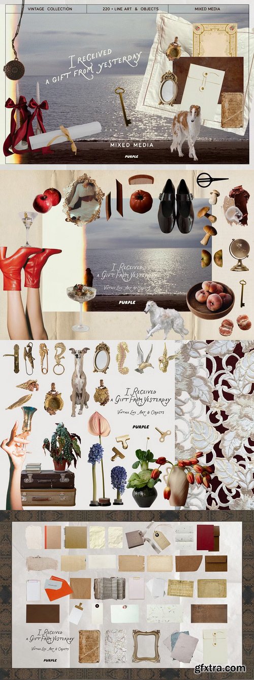 CreativeMarket - Vintage Objects & Line Art - 291831679 CreativeMarket - Vintage Objects & Line Art - 291831679