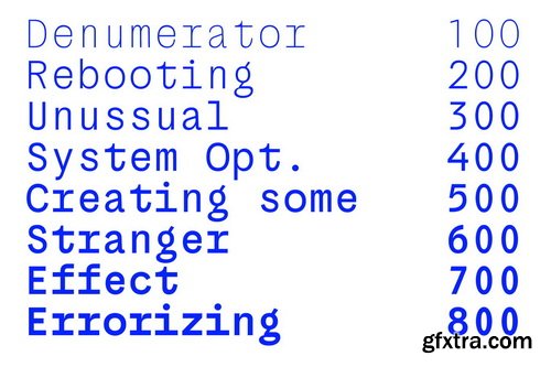 Biofona Sans Mono Minimal Modern Brand Identity - 8 Font