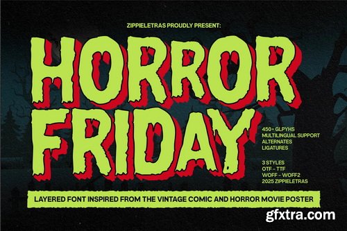Halloween Font Horror Friday