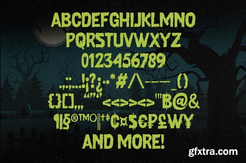 Halloween Font Horror Friday