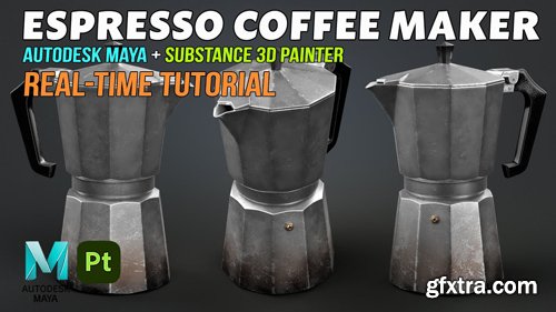 Patreon - Espresso Coffee Maker 3D Tutorial Video