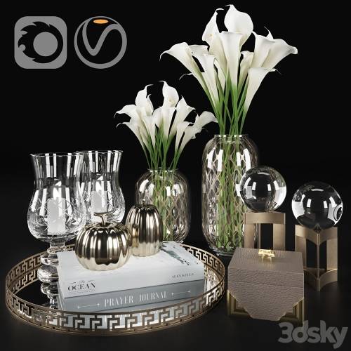 '3dsky Pro - Calla and candles'