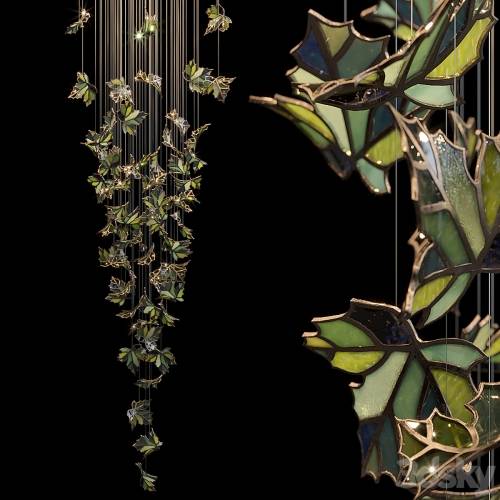 '3dsky Pro - Light stained glass Vargov Design - Green'