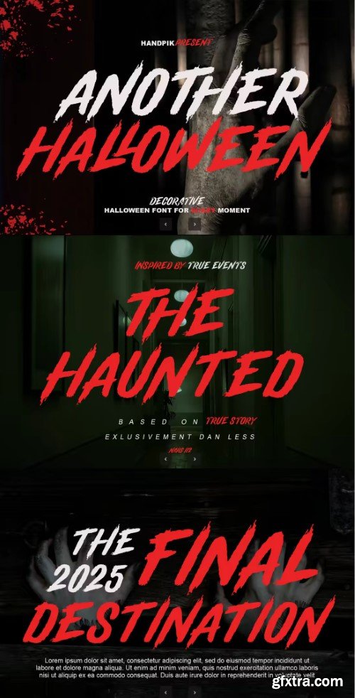 Another Halloween Font