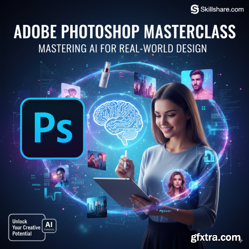 Skillshare - Adobe Photoshop Masterclass: Mastering AI for Real-World Design