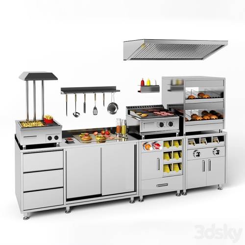 '3dsky Pro - Orest equipment for fast food'