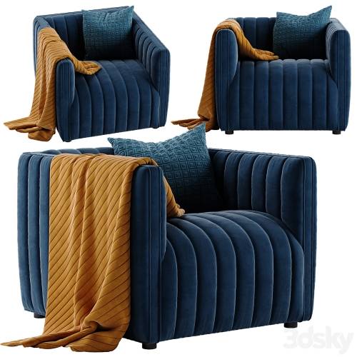 '3dsky Pro - Crate and Barrel Cosima chair'