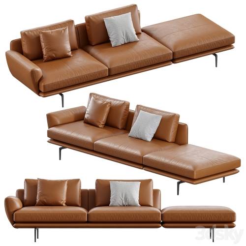 '3dsky Pro - Poltrona Frau / Get Back Sofa XS'