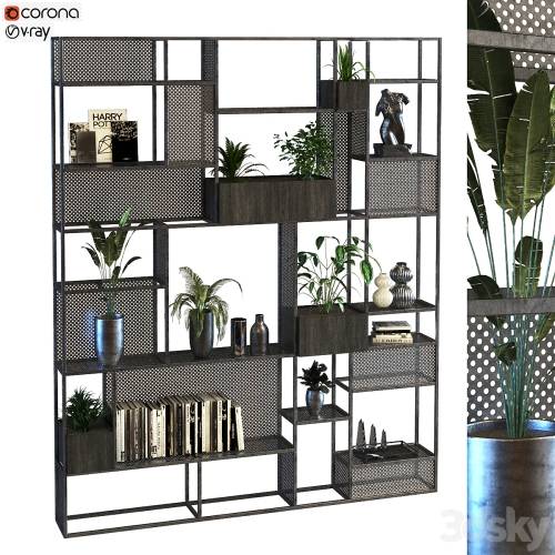 '3dsky Pro - shelf furniture set 012'