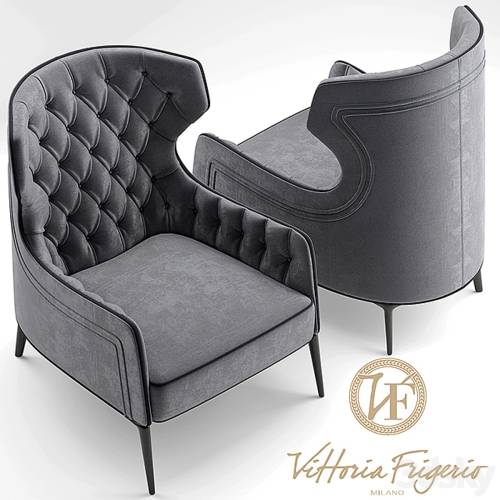 '3dsky Pro - Armchair Vittoria Frigerio PIOLA BERGERE'