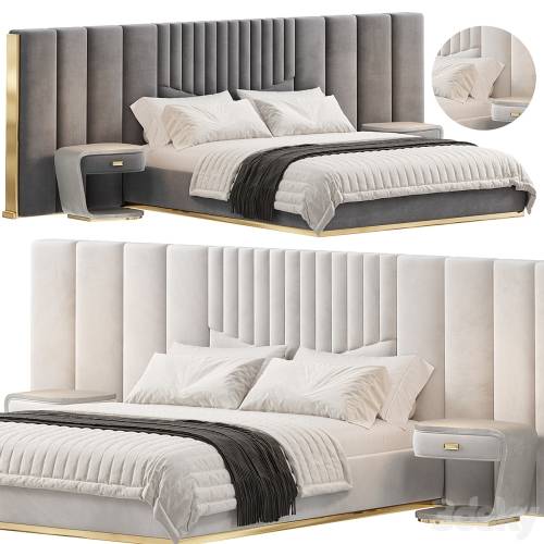 '3dsky Pro - Prisma Grilli Bed by Justform'