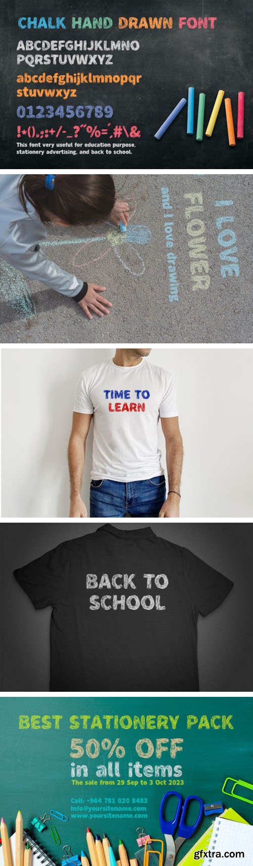 Chalk Hand Drawn Display Font