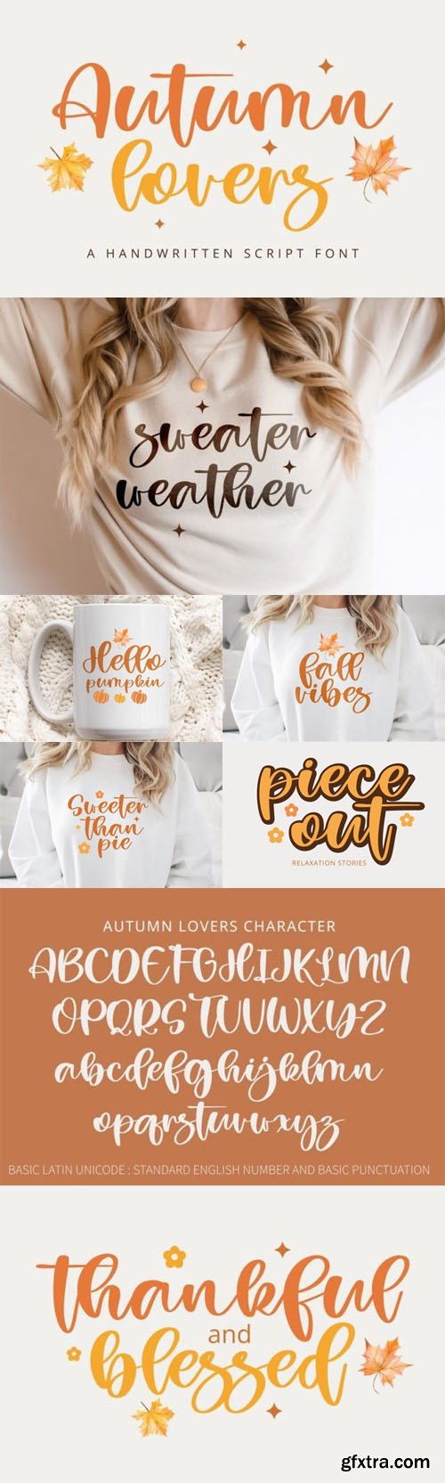 Autumn Lovers - Handwritten Script Font