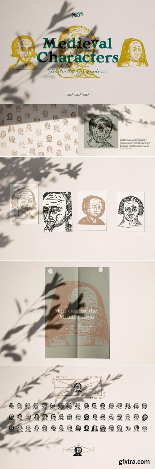 YellowImages - Medieval Characters Illustrations 61077