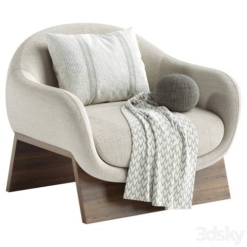 '3dsky Pro - BOOLEAN ARMCHAIR By Bonaldo'