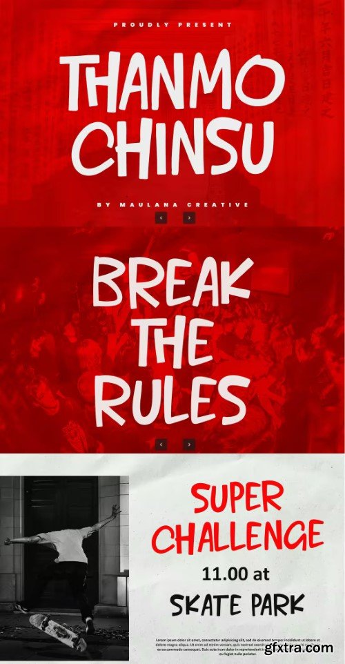 Thanmo Chinsu Cute Handwritten Display Font