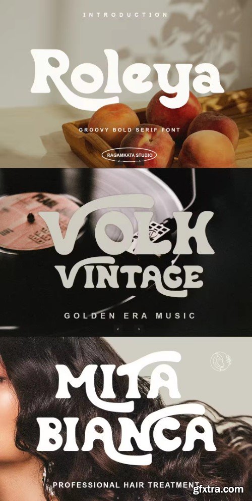 Creativemarket - Roleya - Groovy Bold Font