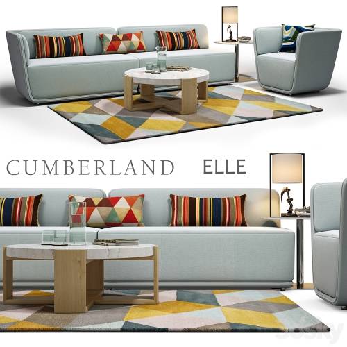 '3dsky Pro - Cumberland ELLE sofa'