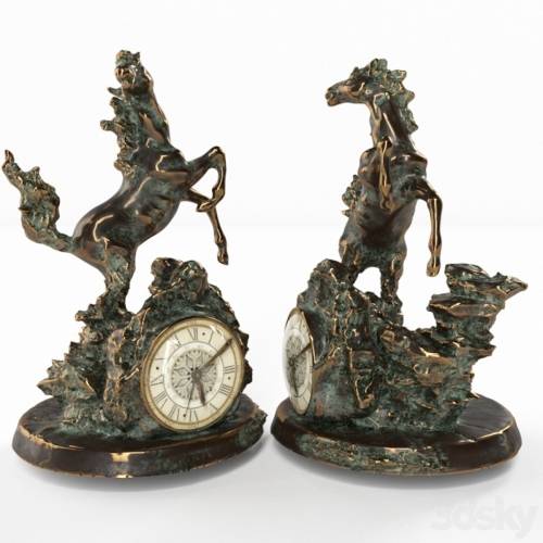 '3dsky Pro - Horse clock'
