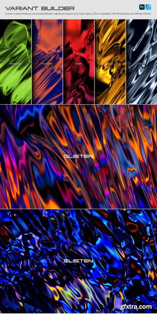 Chromasupply - Glisten: Reflective 3D Textures