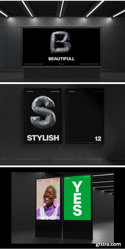 Wannathis - Outdoor billboard mockups