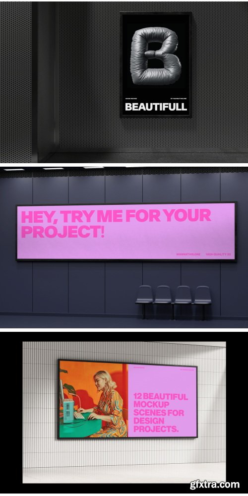 Wannathis - Outdoor billboard mockups