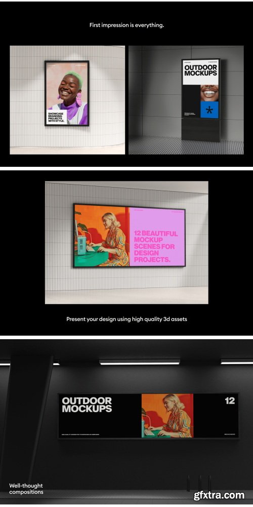 Wannathis - Outdoor billboard mockups