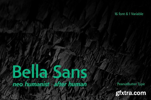 CreativeMarket - Bella Sans - 16 Font