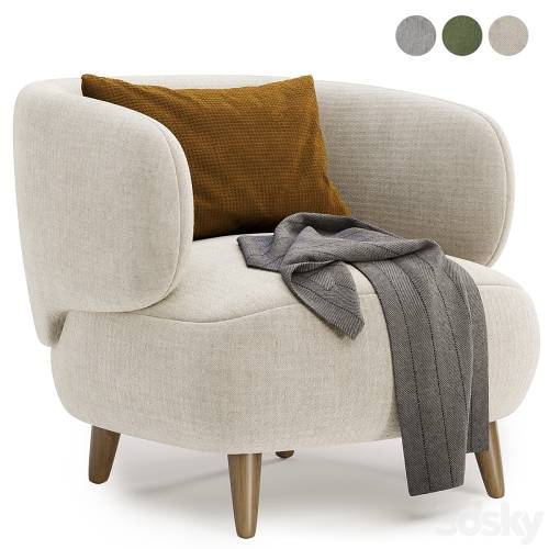 '3dsky Pro - luisa fleece armchair'