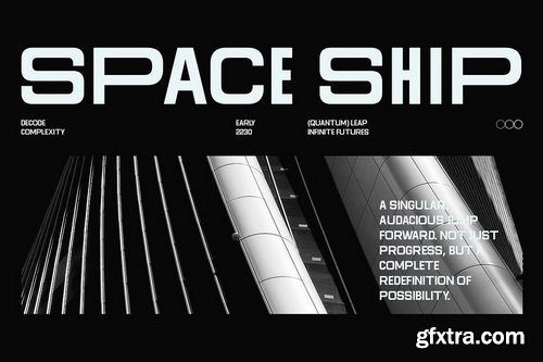 CreativeMarket - Horix - Modern Stretched Sans Serif