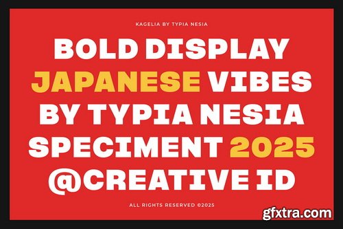 CreativeMarket - Kagelia Modern Bold Minimal Sans