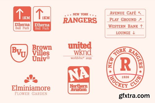 CreativeMarket - Rockgrit Half Slab - 7 Fonts