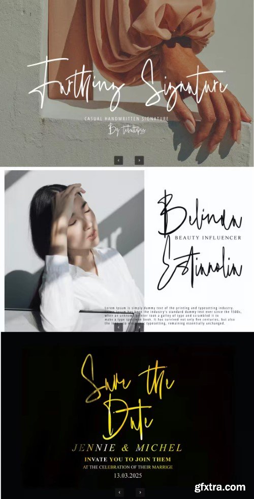 Creativemarket - Farthing - Casual Signature