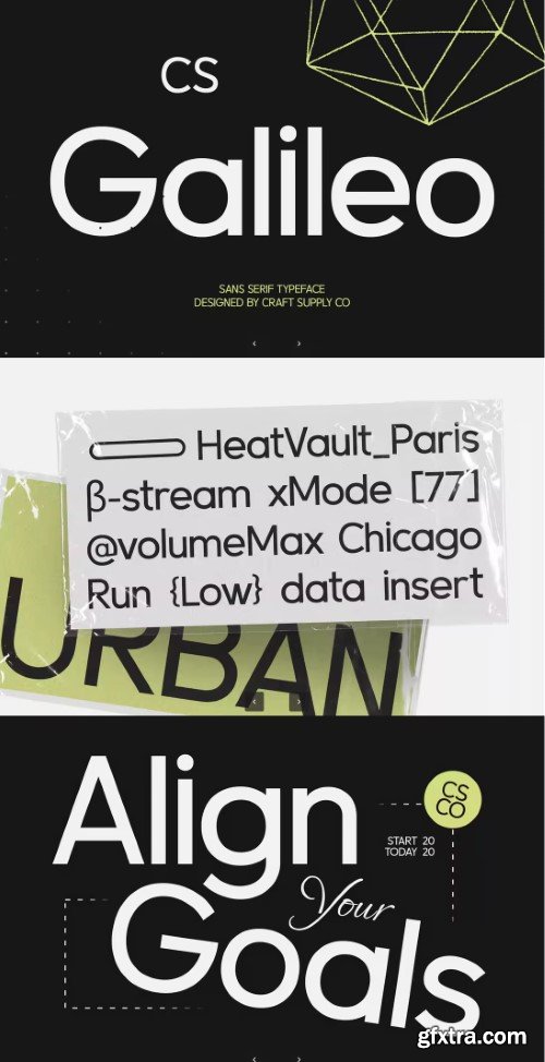Creativemarket - CS Galileo – Contemporary Font