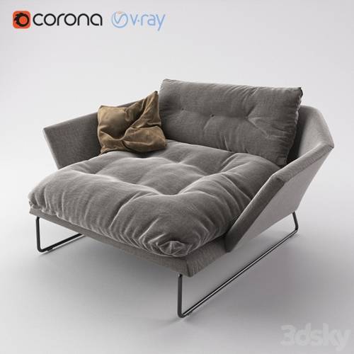 '3dsky Pro - Saba Italia NEW YORK SUITE chair'