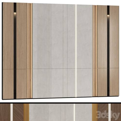 '3dsky Pro - Wall panels in a modern minimalist style 4'