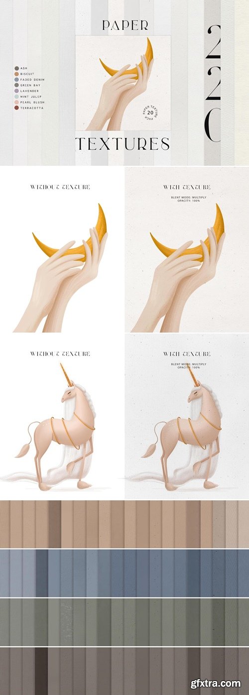 CreativeMarket - Pastel Reverie Paper Textures Collection 6289478