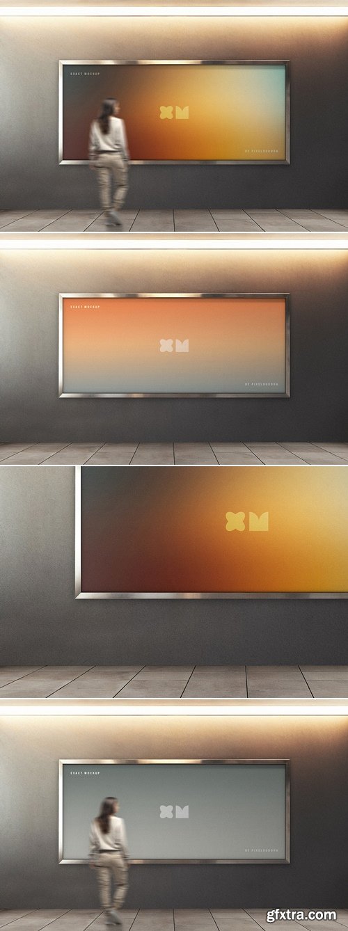 CreativeMarket - Minimalist Expo Billboard Mockup 291833789