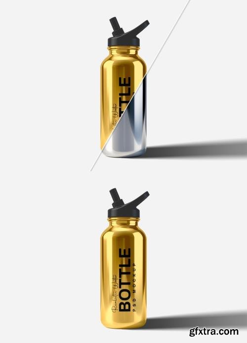 Realistic Stainless Steel Water Bottle Mockup 1639655612 Realistic Stainless Steel Water Bottle Mockup 1639655612