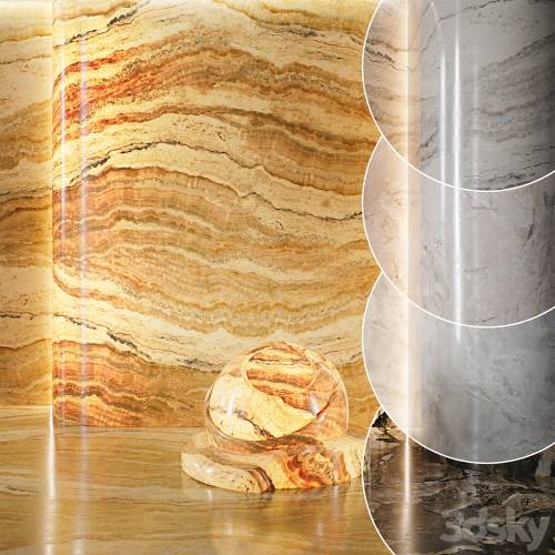 '3dsky Pro - Marble set | Onyx (seamless) | 14'