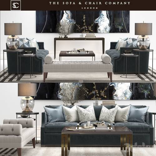 '3dsky Pro - The Sofa & Chair Company set 01'