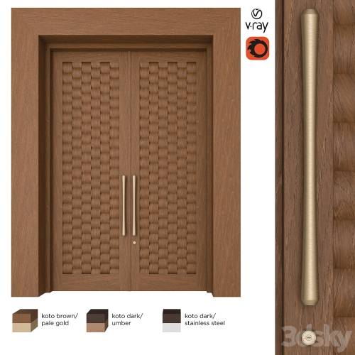 '3dsky Pro - Door Set Elmes Archism G1234' '3dsky Pro - Door Set Elmes Archism G1234'
