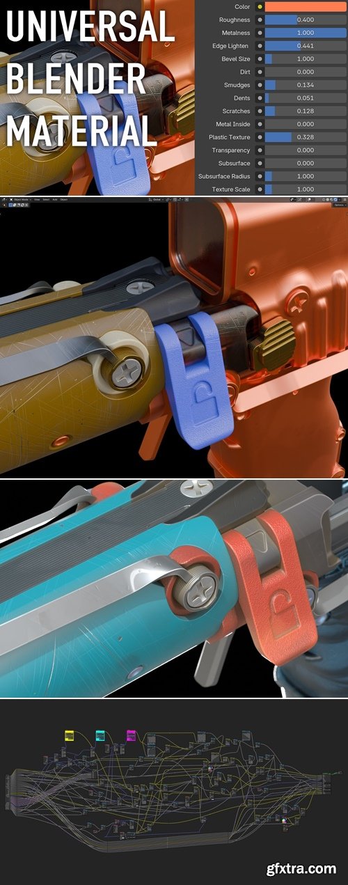 Artstation - Universal Blender Material v1 (A2)